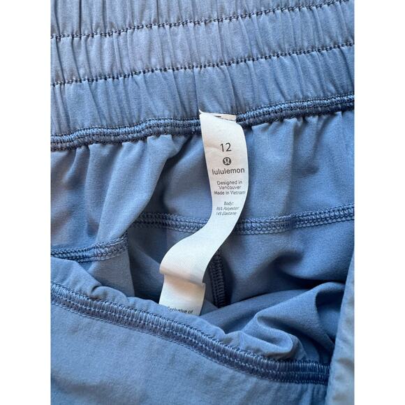 Lululemon Sun Setter Jogger in Tempest Blue Size 14 Athleisure Comfy Workout - Picture 8 of 9